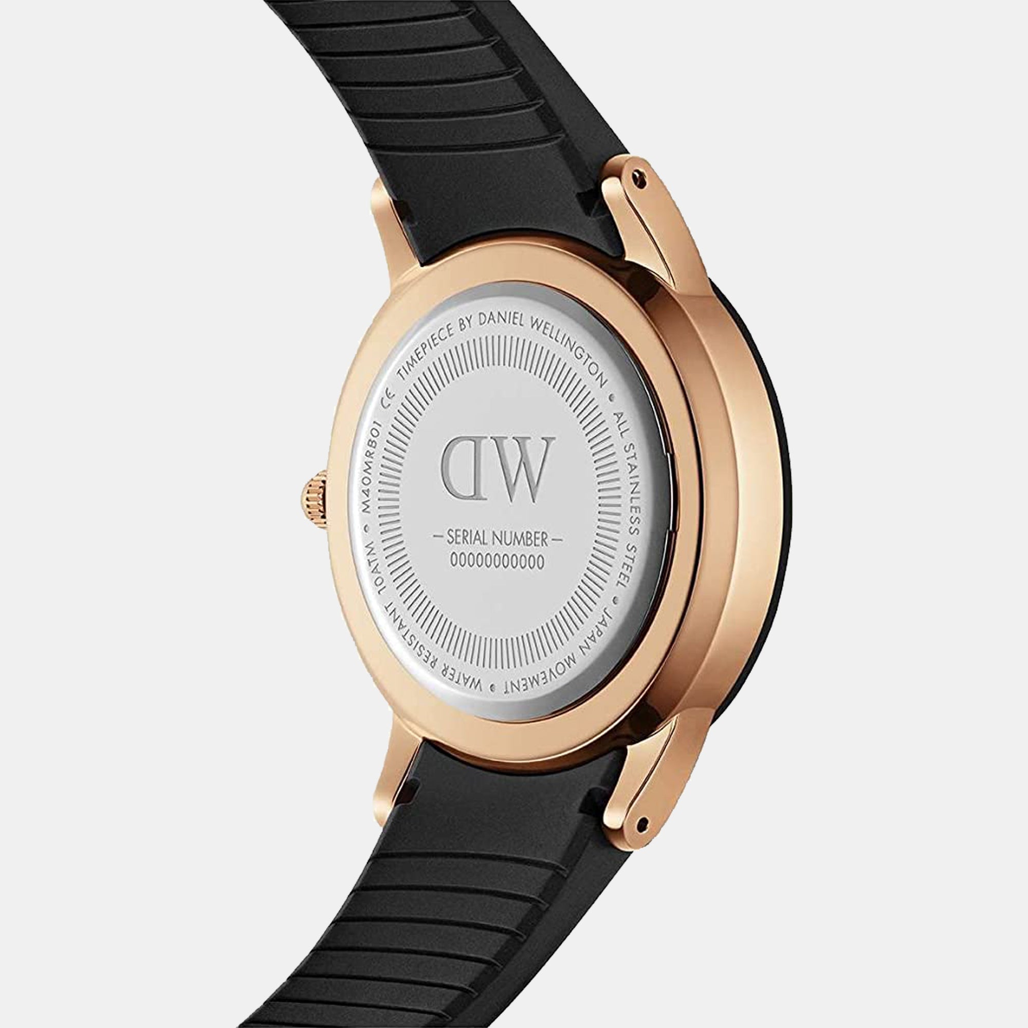 Daniel Wellington Rubber Black watch