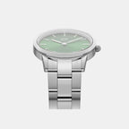 Iconic Link Men Quartz Green Dial Analog Stainless Steel Watch DW00100427K