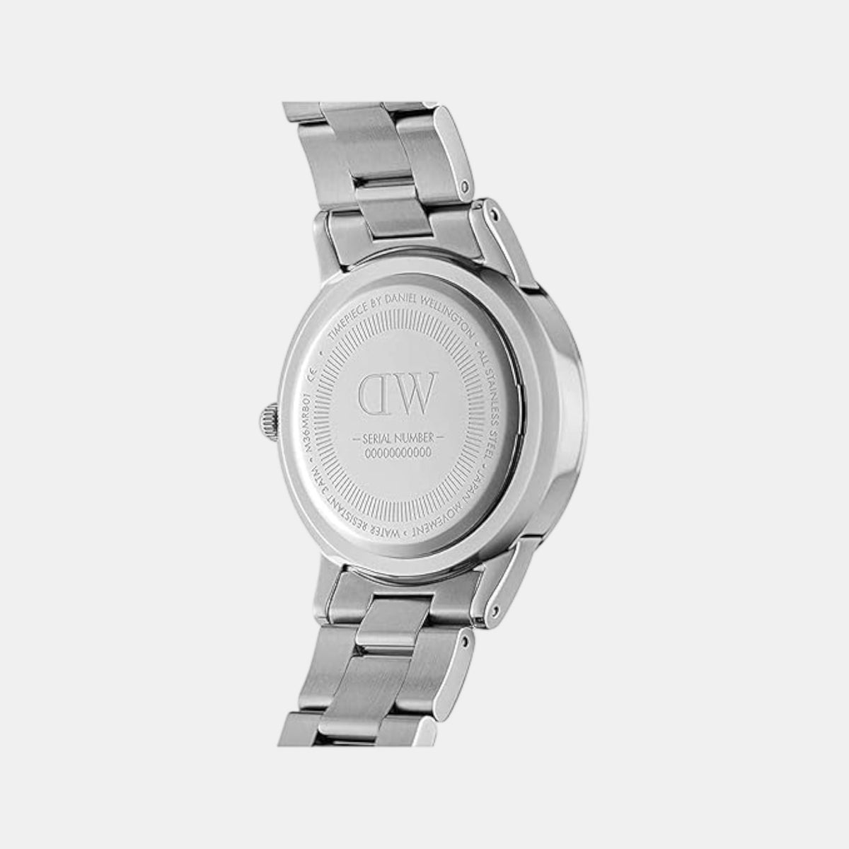 Iconic Men Quartz Green Dial Analog Stainless Steel Watch DW00100427K