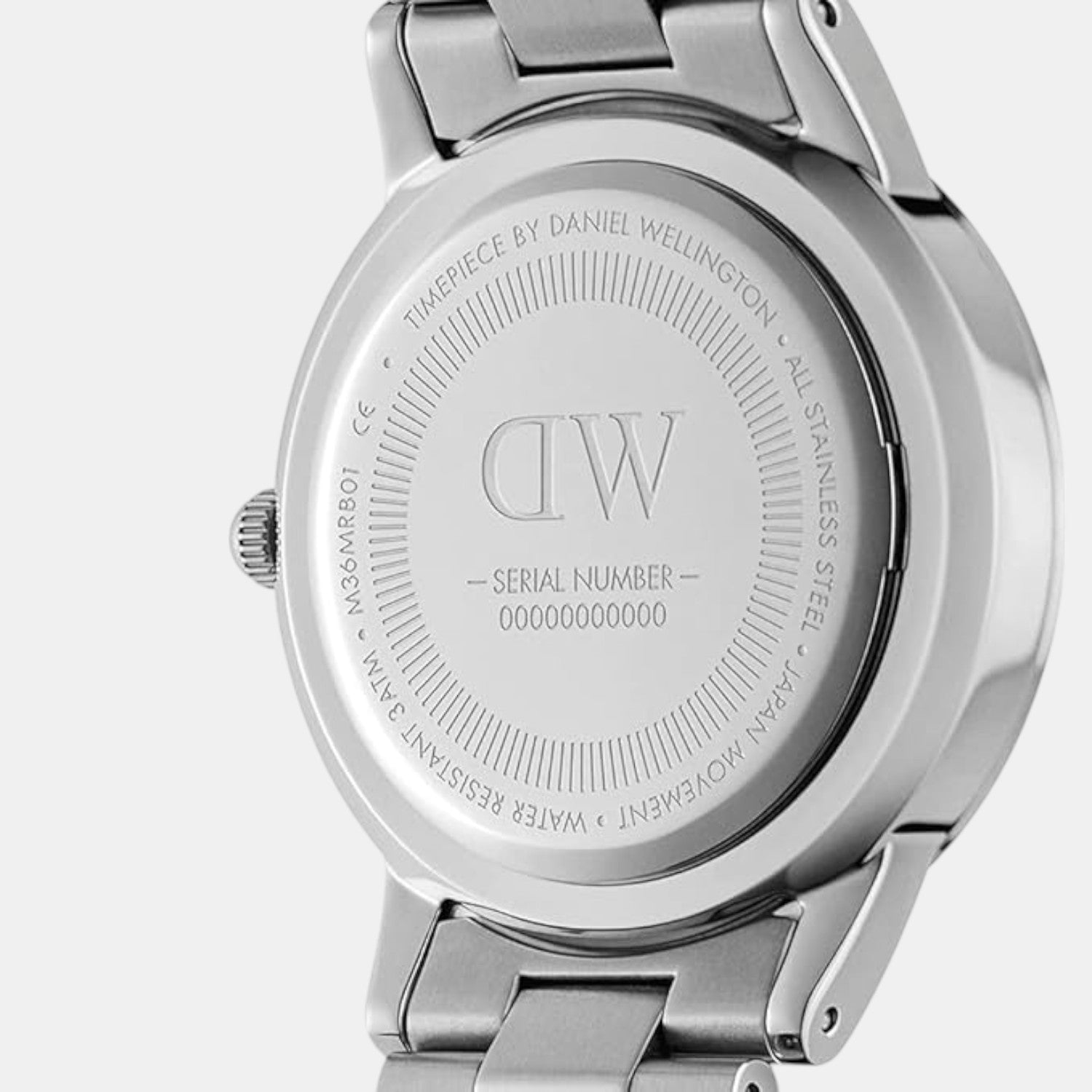 Iconic Men Quartz Blue Dial Analog Stainless Steel Watch DW00100448K