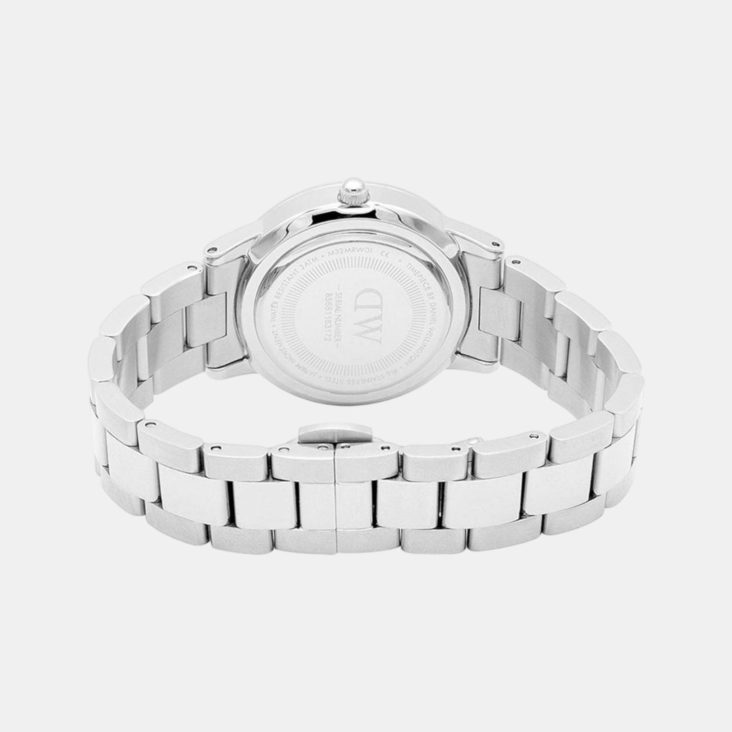 Iconic Women Quartz Blue Dial Analog Stainless Steel Watch DW00100459