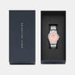 Iconic Women Quartz Pink Dial Analog Stainless Steel Watch DW00100536