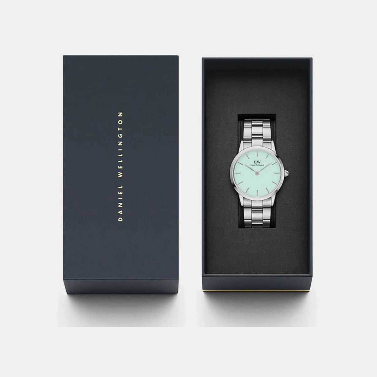 Women Quartz Green Dial Analog Stainless Steel Watch DW00100539