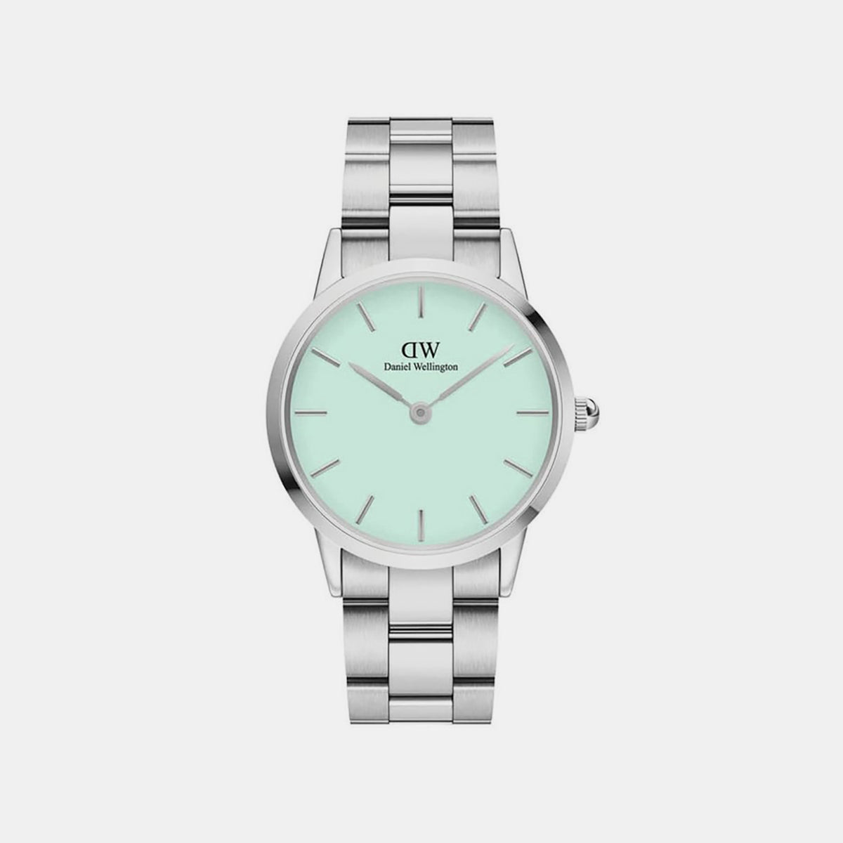 Women Quartz Green Dial Analog Stainless Steel Watch DW00100539