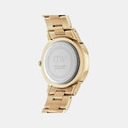 Iconic Women Quartz Green Dial Analog Stainless Steel Watch DW00100553