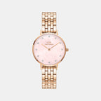 Petite Women Quartz Mother Of Pearl Dial Analog Stainless Steel Watch DW00100617K