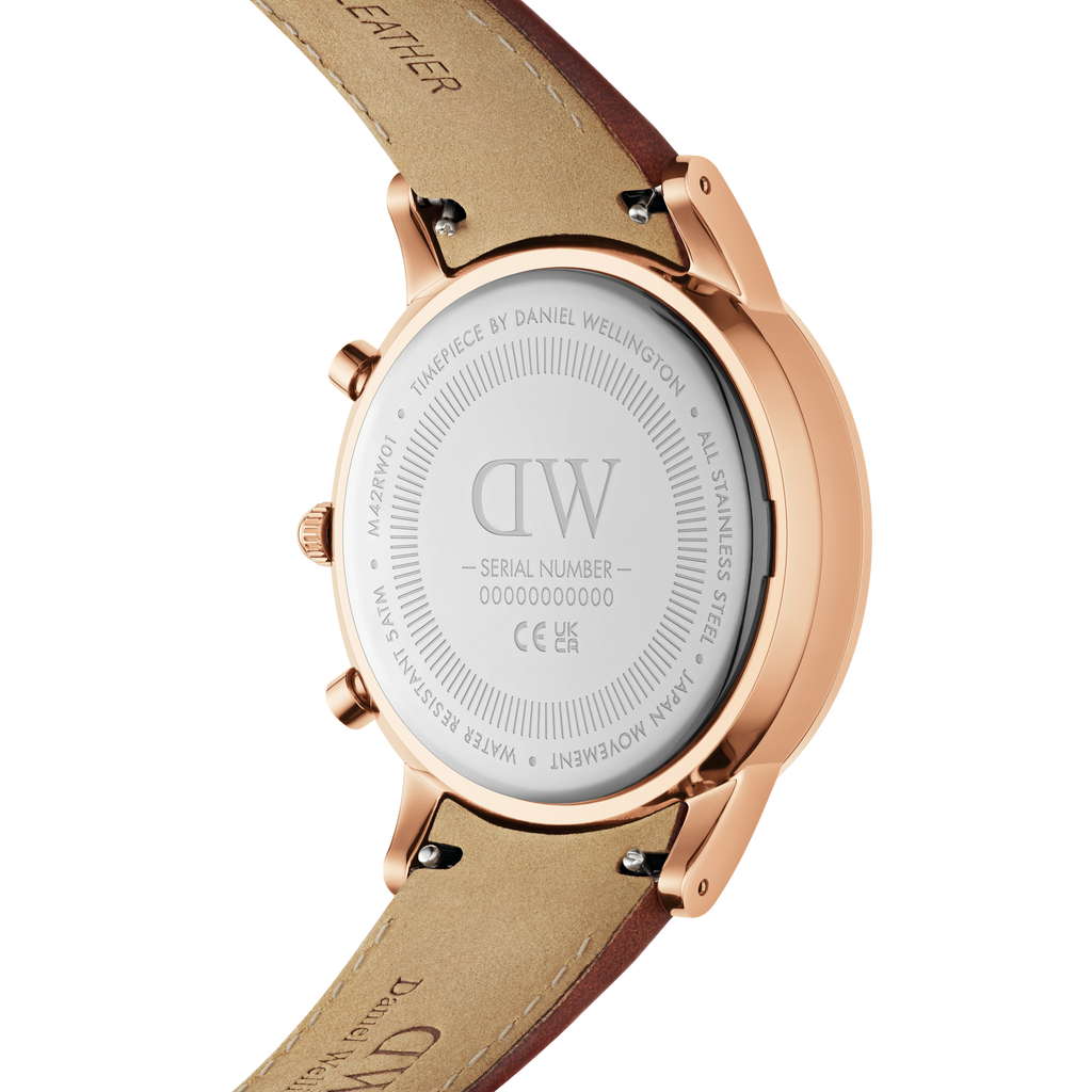 Daniel Wellington Men Round Brown watch