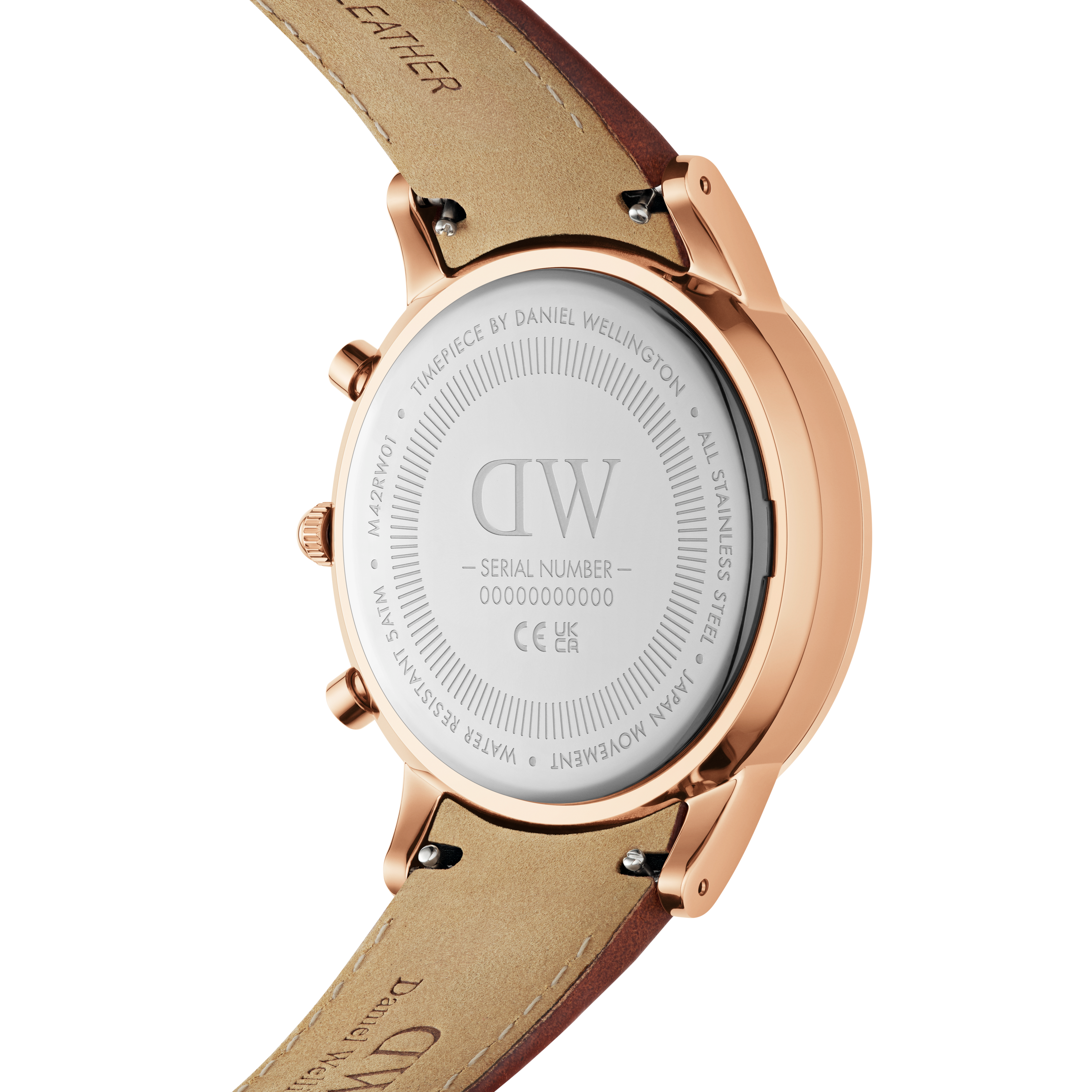 Daniel Wellington Men Round Brown watch