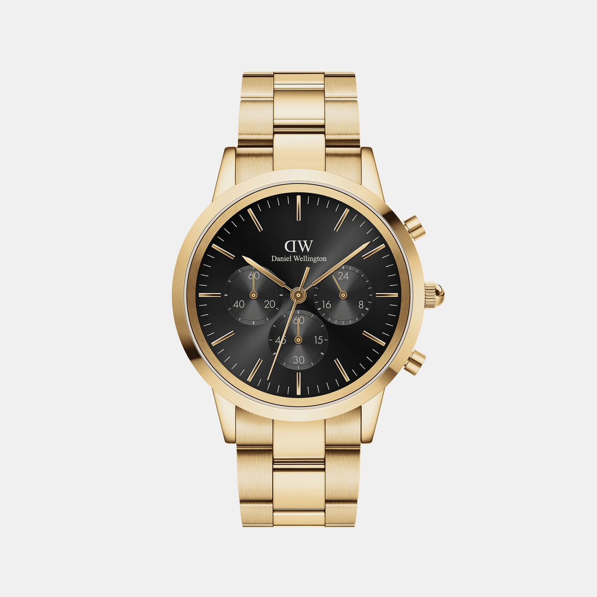 Daniel Wellington Round Black Chronograph watch