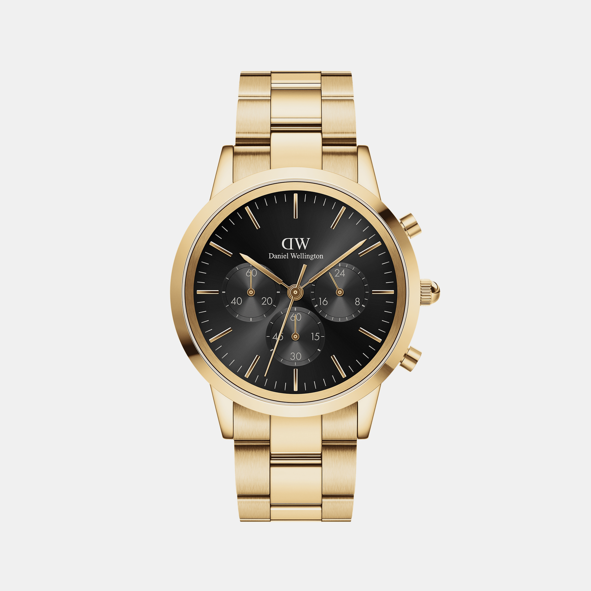 Daniel Wellington Round Black Chronograph watch