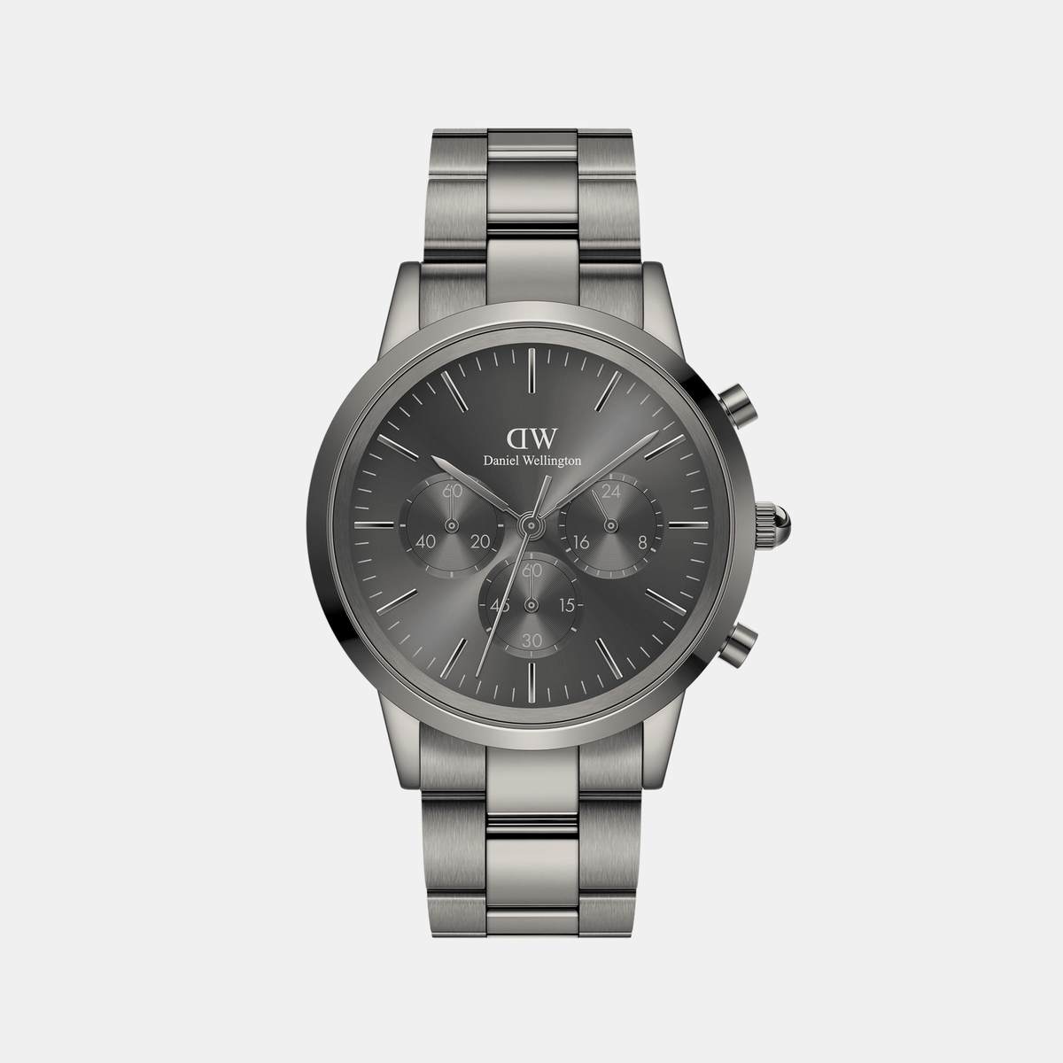 Daniel Wellington Round Grey Chronograph watch