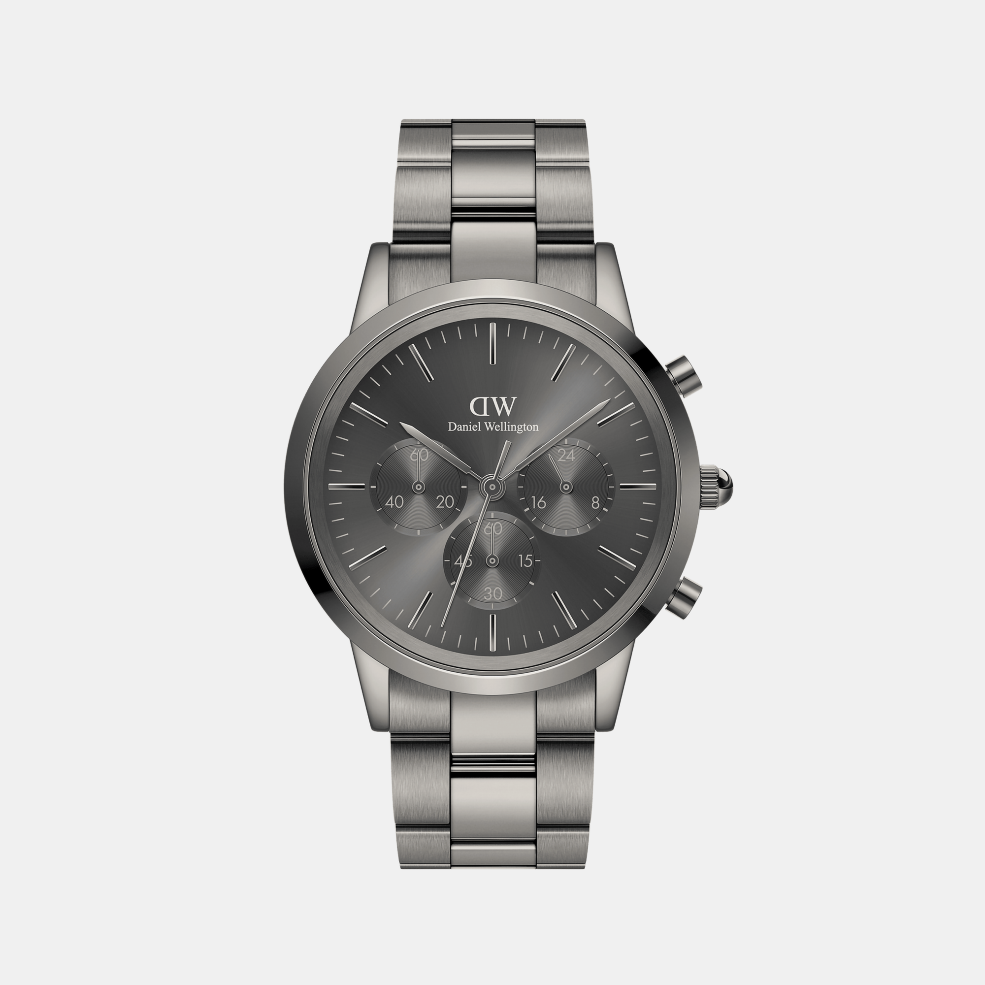 Daniel Wellington Round Grey Chronograph watch