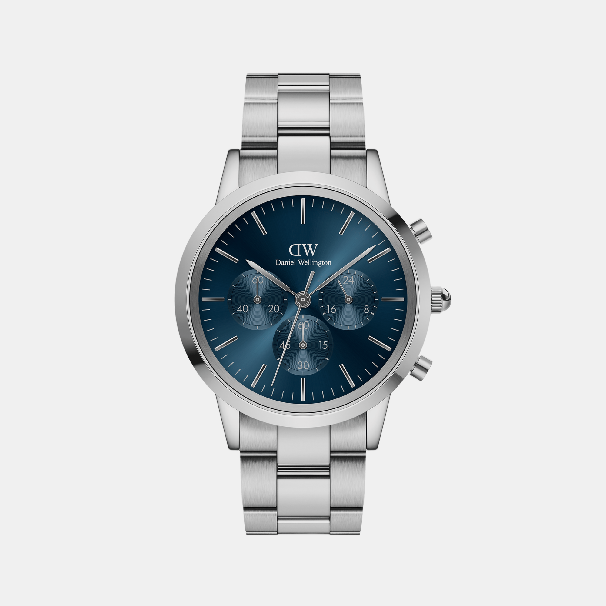 Daniel Wellington Round Blue Chronograph watch