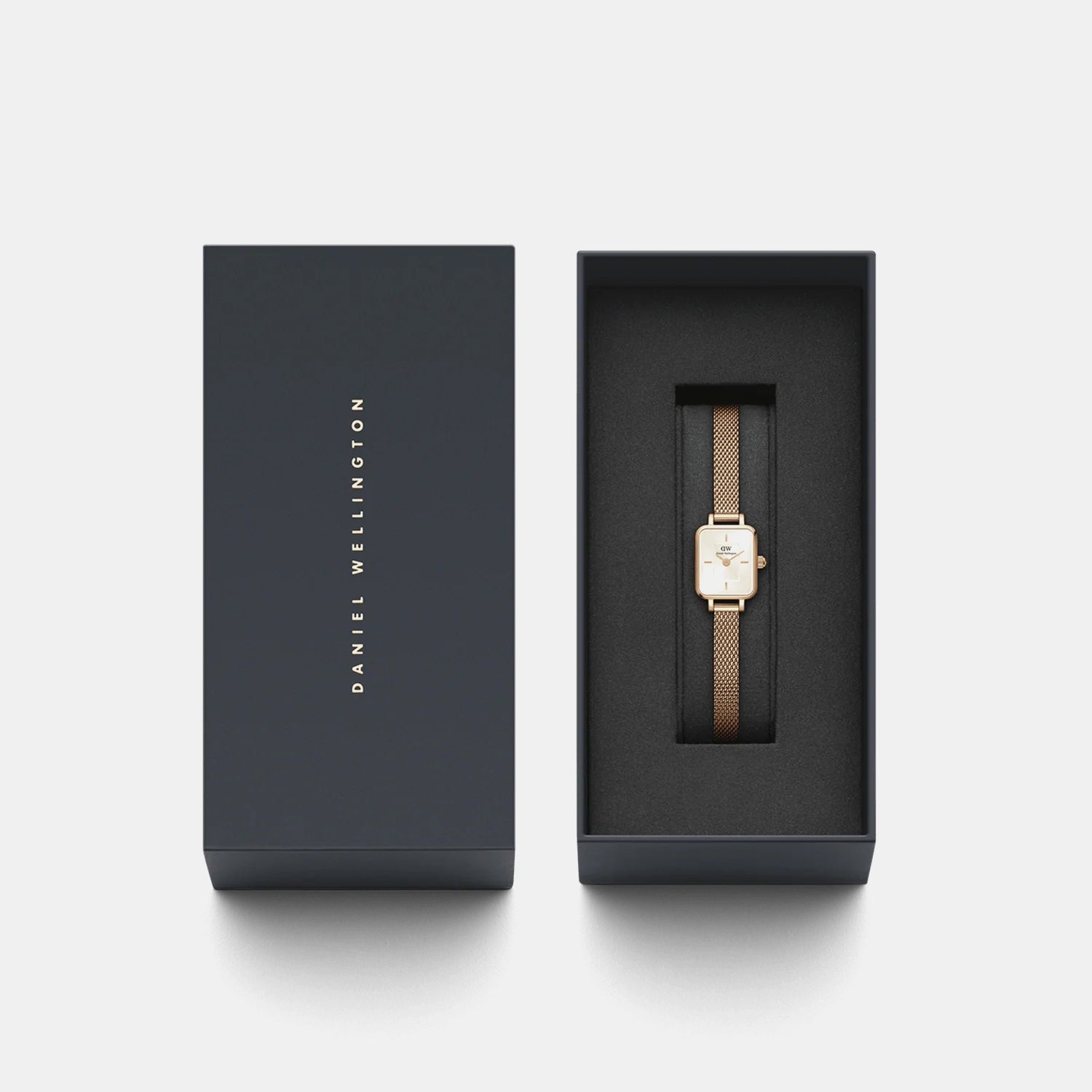 Women Quartz Champagne Dial Analog Stainless Steel Watch DW00100651
