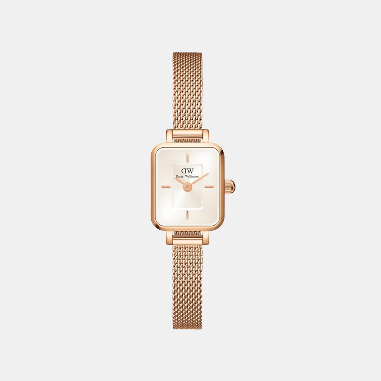 Women Quartz Champagne Dial Analog Stainless Steel Watch DW00100651