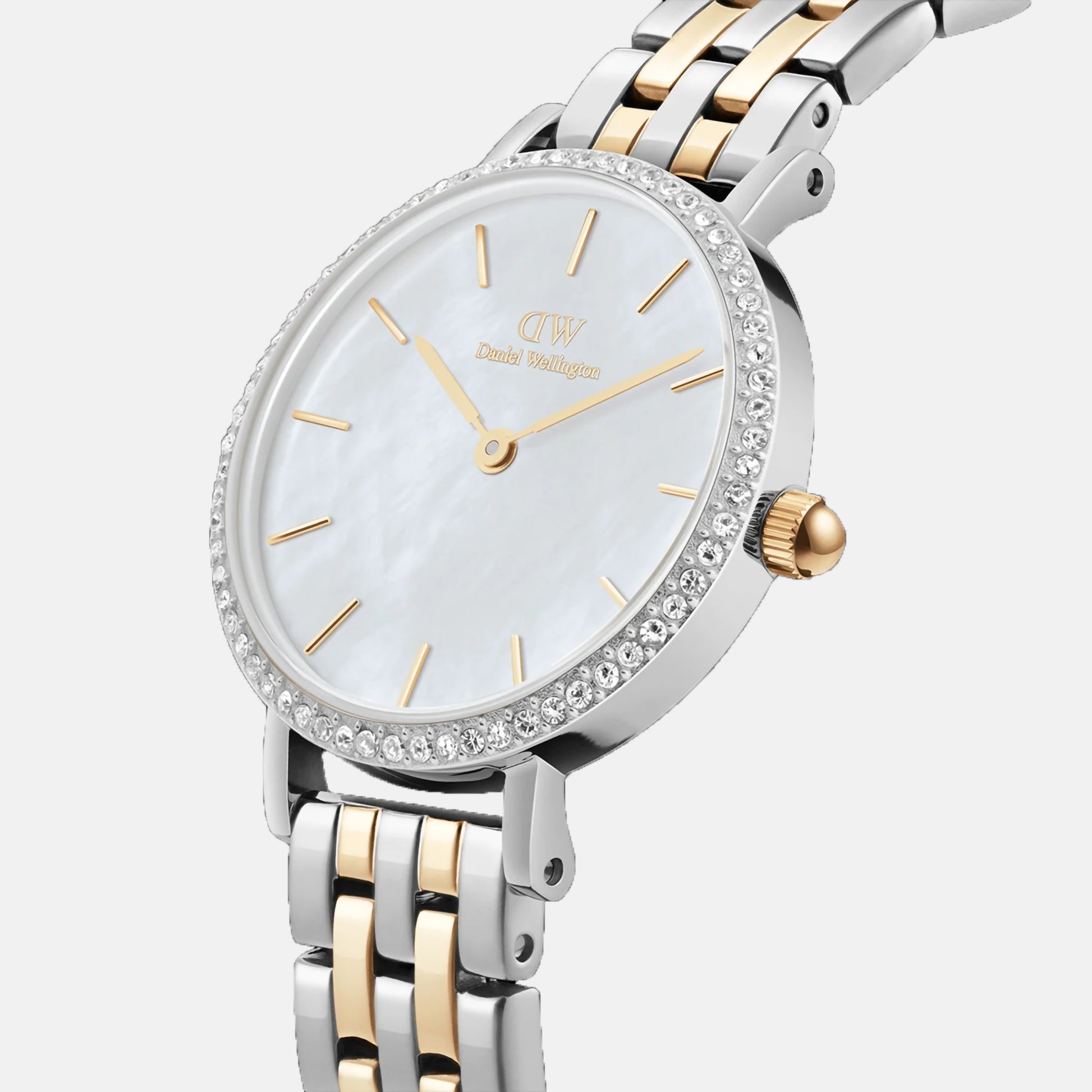 Daniel Wellington Petite Women Quartz Mother Of Pearl Dial Analog