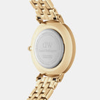 Petite Roman Women Quartz White Dial Analog Stainless Steel Watch DW00100682K