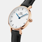 Women Quartz White Dial Analog Leather Watch DW00100683K