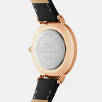 Women Quartz White Dial Analog Leather Watch DW00100683K