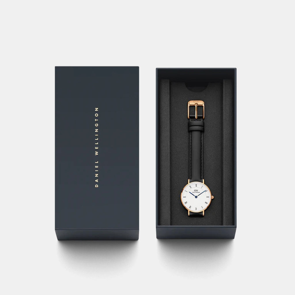 Women Quartz White Dial Analog Leather Watch DW00100683K