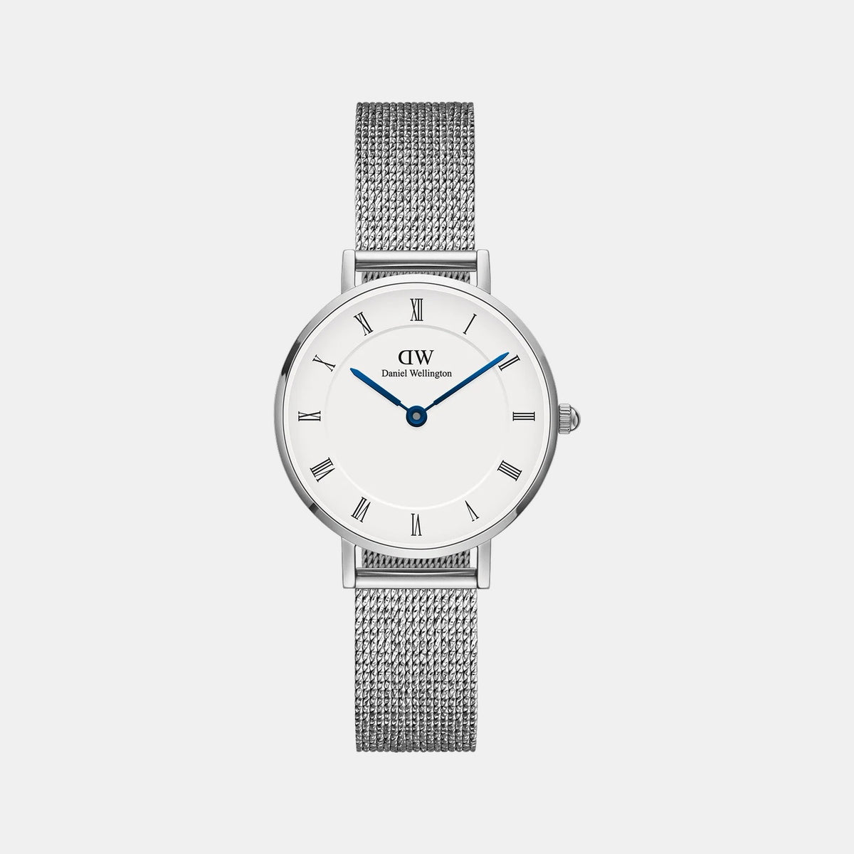 Petite Women Quartz White Dial Analog Stainless Steel Watch DW00100684K