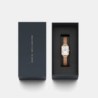 Quadro Women Quartz White Dial Analog Mesh Watch DW00100687K