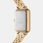 Quadro Women Quartz White Dial Analog Stainless Steel Watch DW00100688K