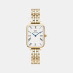 Quadro Women Quartz White Dial Analog Stainless Steel Watch DW00100688K