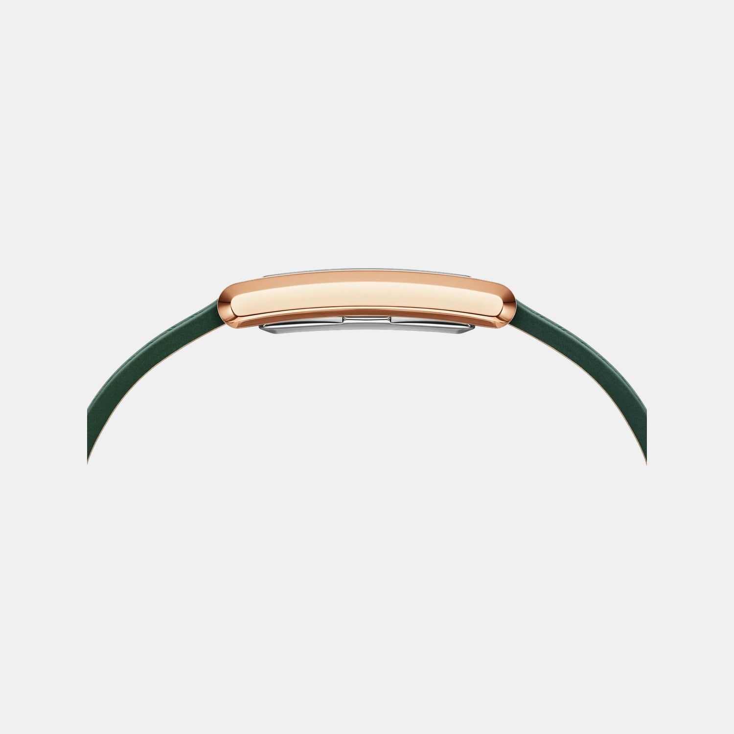 Tank Women Quartz Emerald Dial Analog Stainless Steel Watch DW00100694K