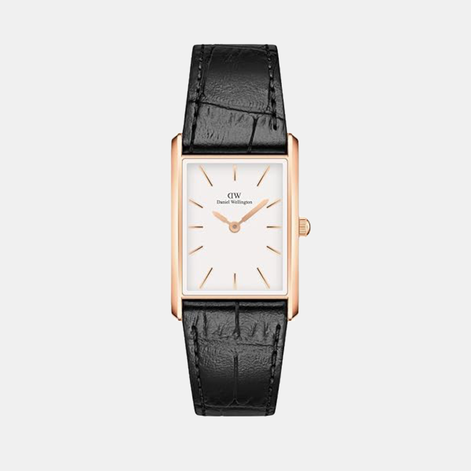 Tank Men Quartz White Dial Analog Leather Watch DW00100698K