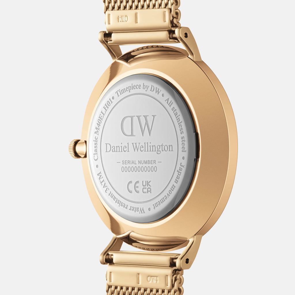 Daniel Wellington Men Round Black watch