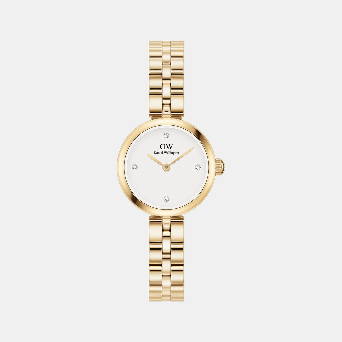 Elan Women Quartz White Dial Analog Stainless Steel Watch DW00100715K