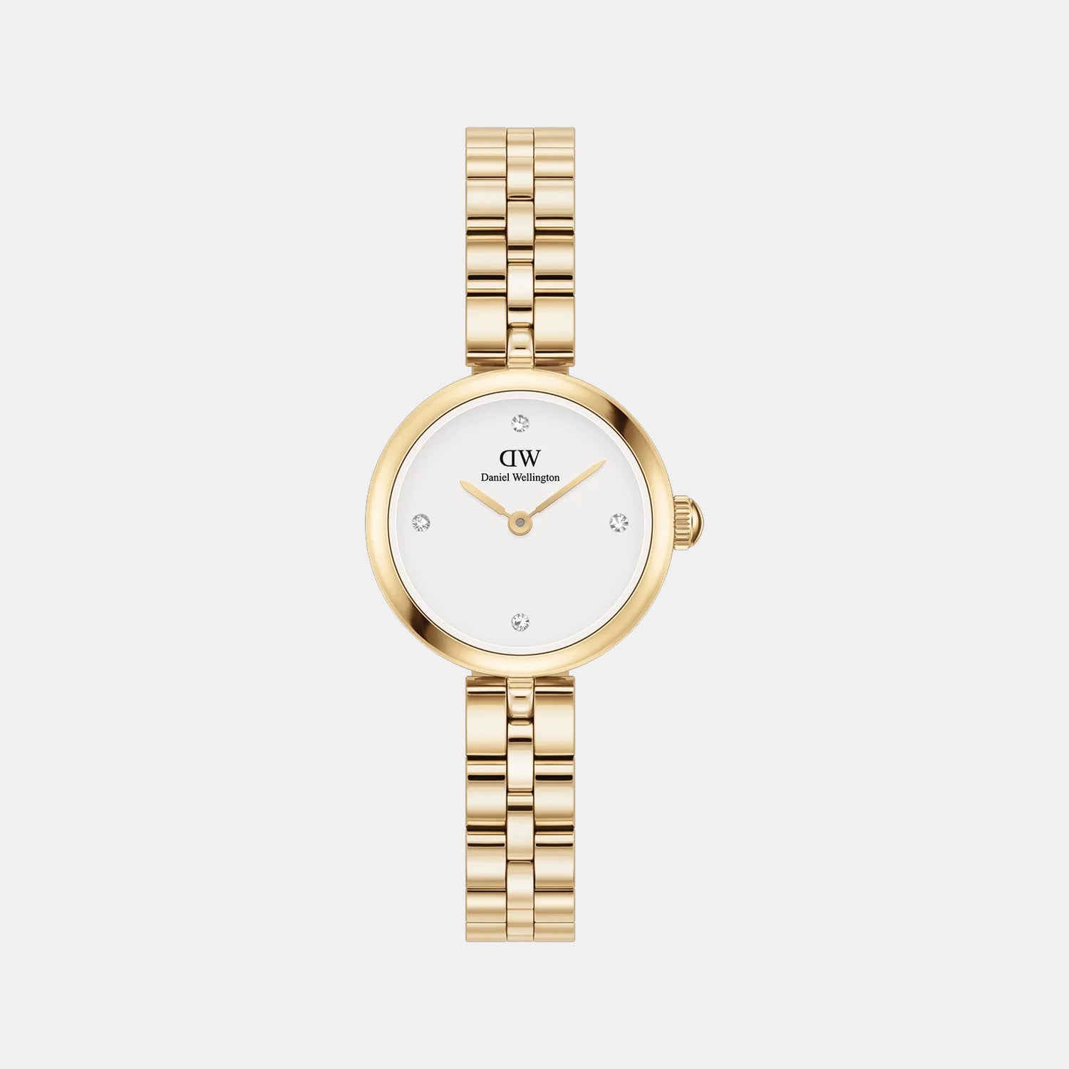 Elan Jewelry Women Quartz White Dial Analog Stainless Steel Watch DW00100715K