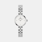 Elan Jewelry Women Quartz White Dial Analog Stainless Steel Watch DW00100716K