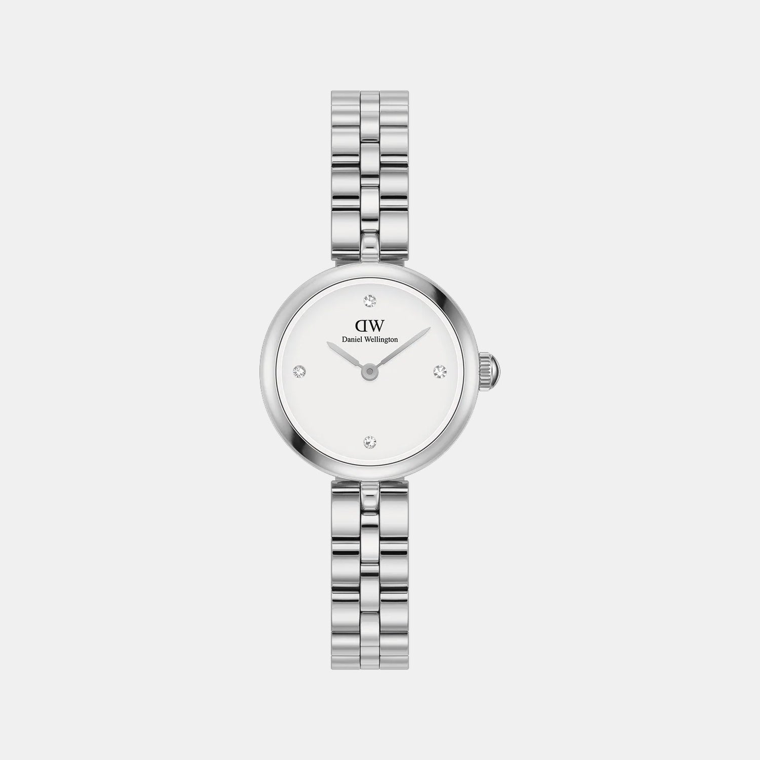 Elan Jewelry Women Quartz White Dial Analog Stainless Steel Watch DW00100716K