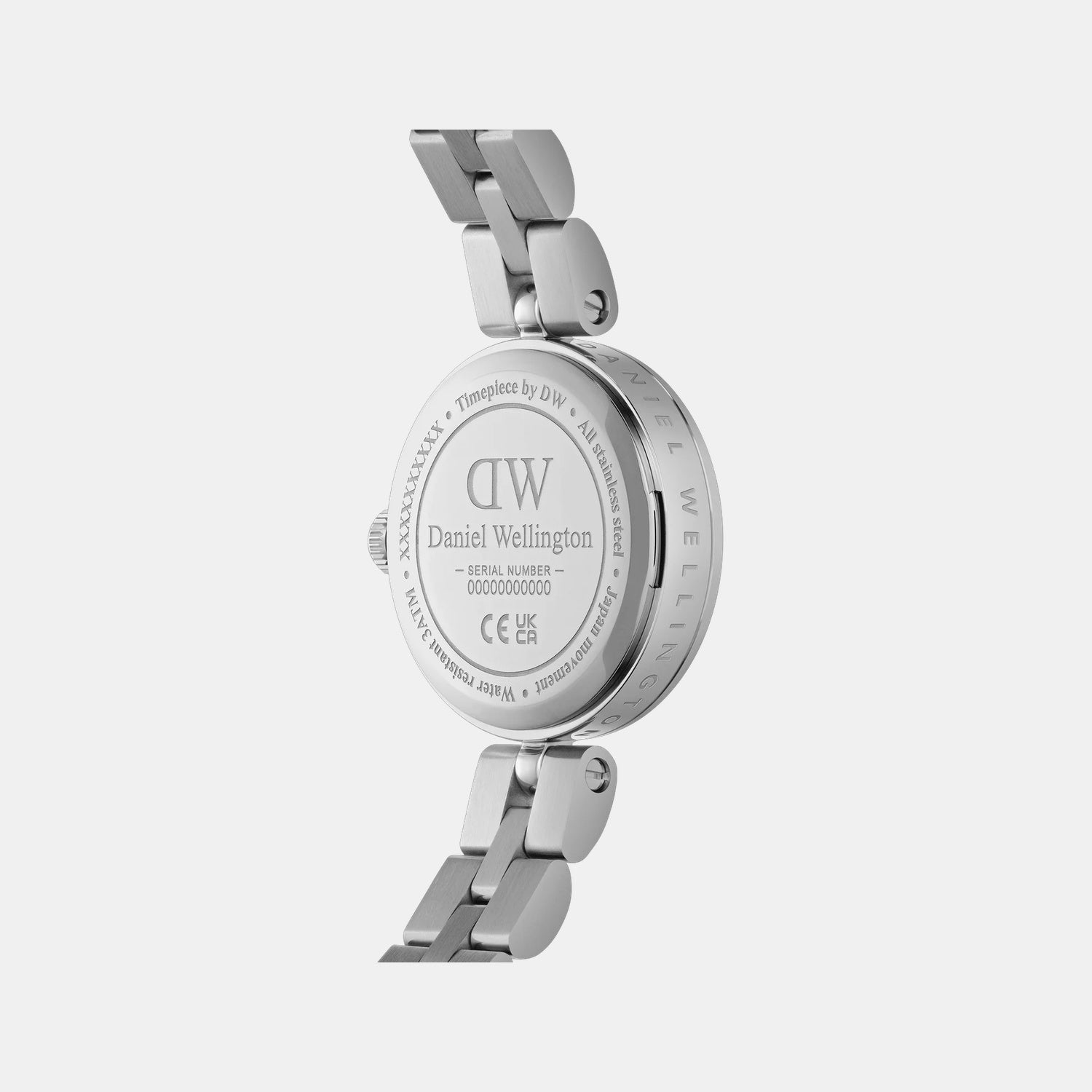 Elan Jewelry Women Quartz White Dial Analog Stainless Steel Watch DW00100716K