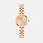 Elan Jewelry Women Quartz Rose Gold Dial Analog Stainless Steel Watch DW00100720