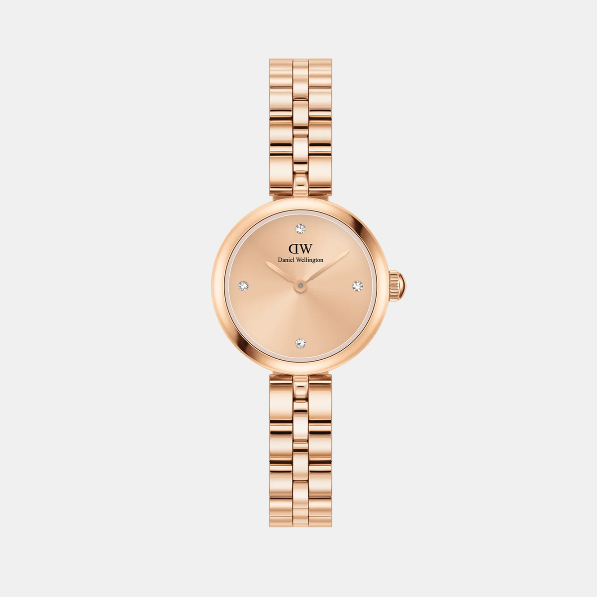 Elan Women Quartz Pink Dial Analog Stainless Steel Watch DW00100720