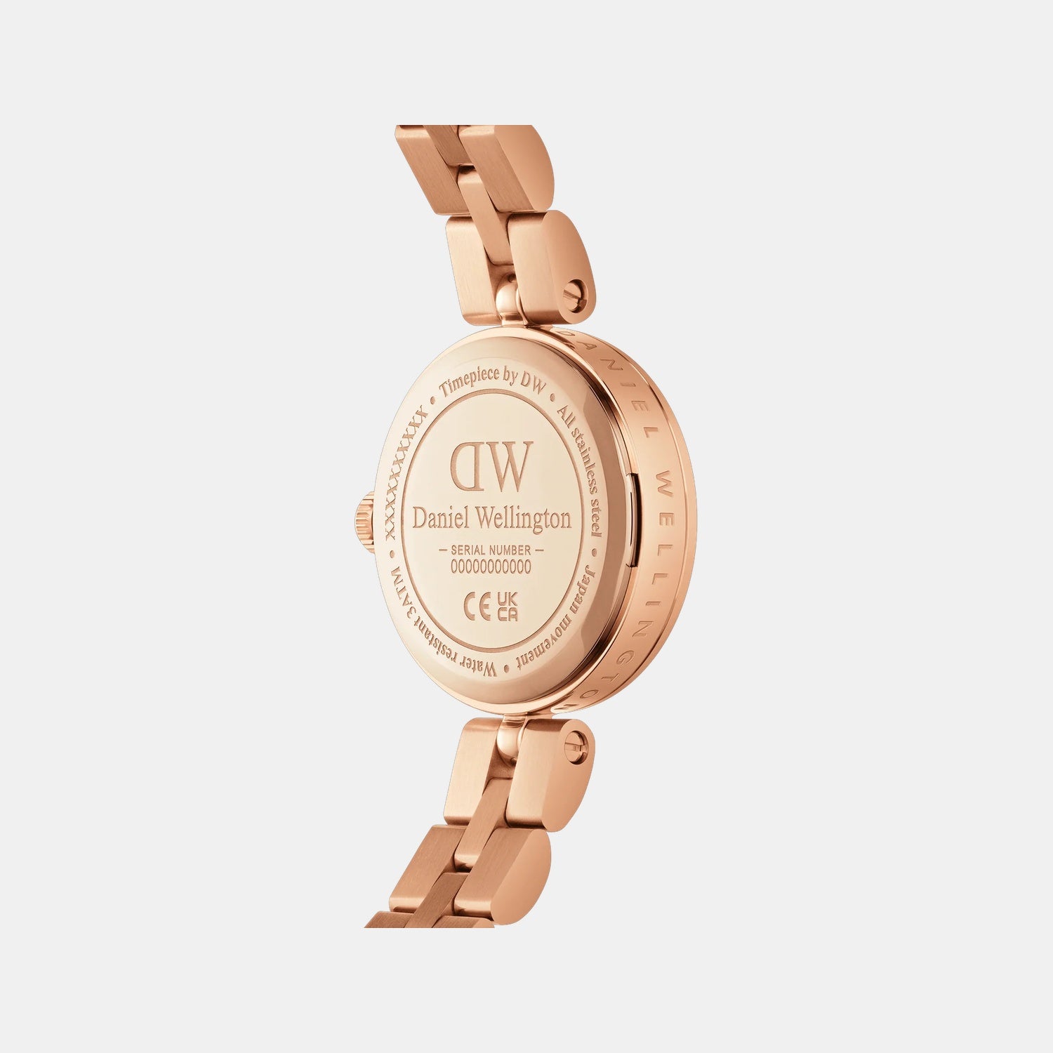 Elan Jewelry Women Quartz Rose Gold Dial Analog Stainless Steel Watch DW00100720K