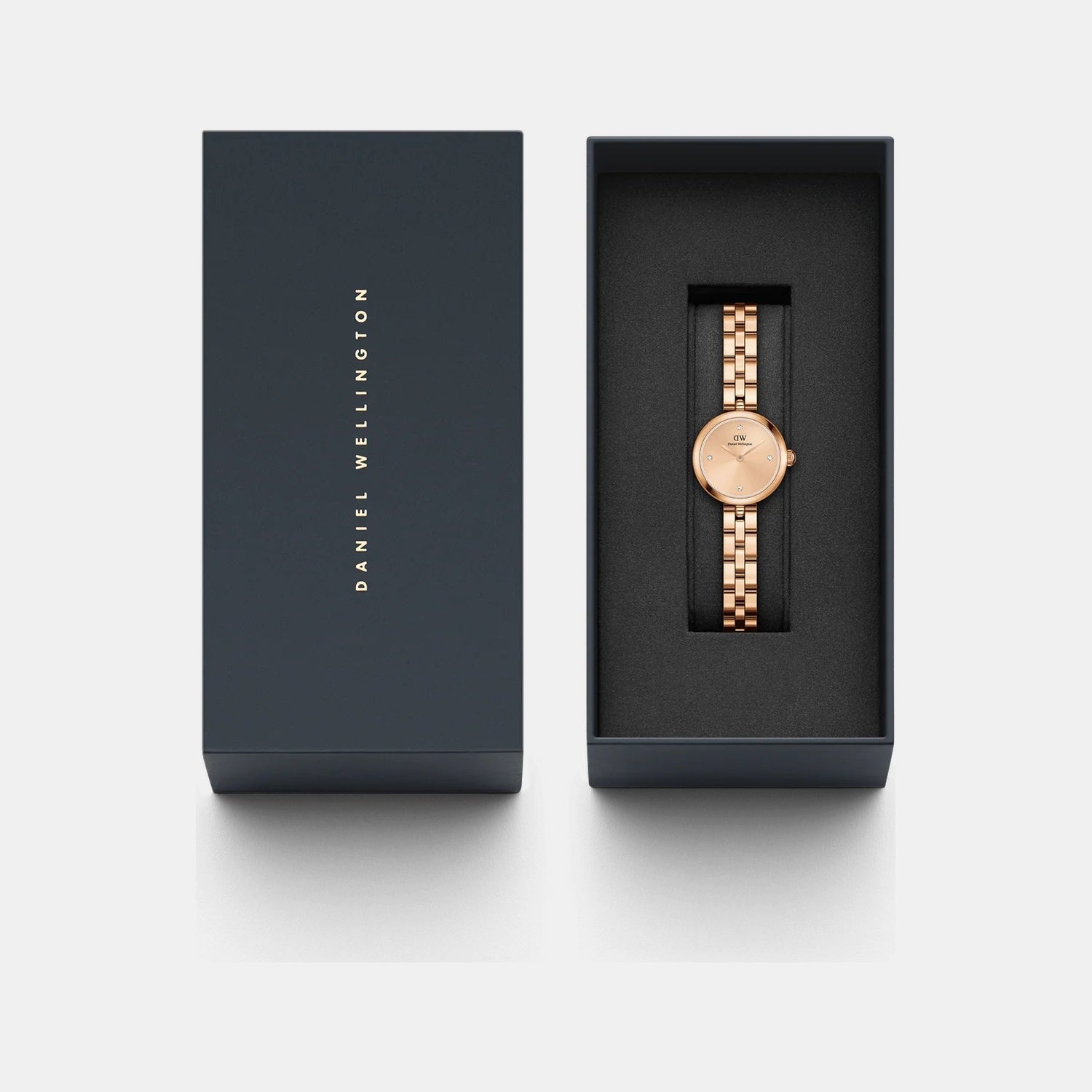 Elan Jewelry Women Quartz Rose Gold Dial Analog Stainless Steel Watch DW00100720K