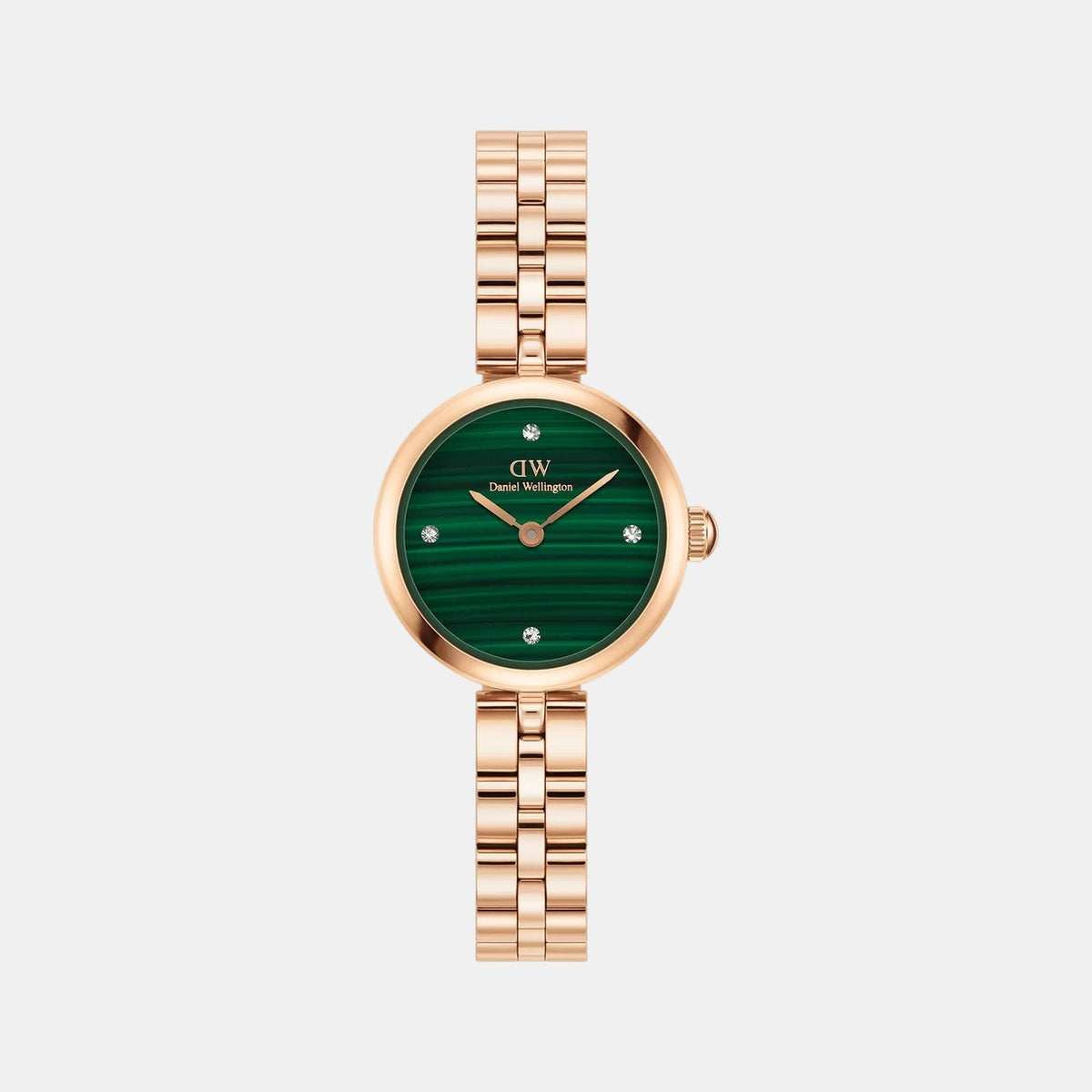 Elan Women Quartz Green Dial Analog Stainless Steel Watch DW00100721K