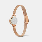 Women Quartz Pink Dial Analog Stainless Steel Watch DW00100743