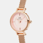 Women Quartz Pink Dial Analog Stainless Steel Watch DW00100743