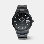 Iconic Men Automatic Black Dial Analog Stainless Steel Watch DW00100753