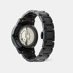 Iconic Men Automatic Black Dial Analog Stainless Steel Watch DW00100753