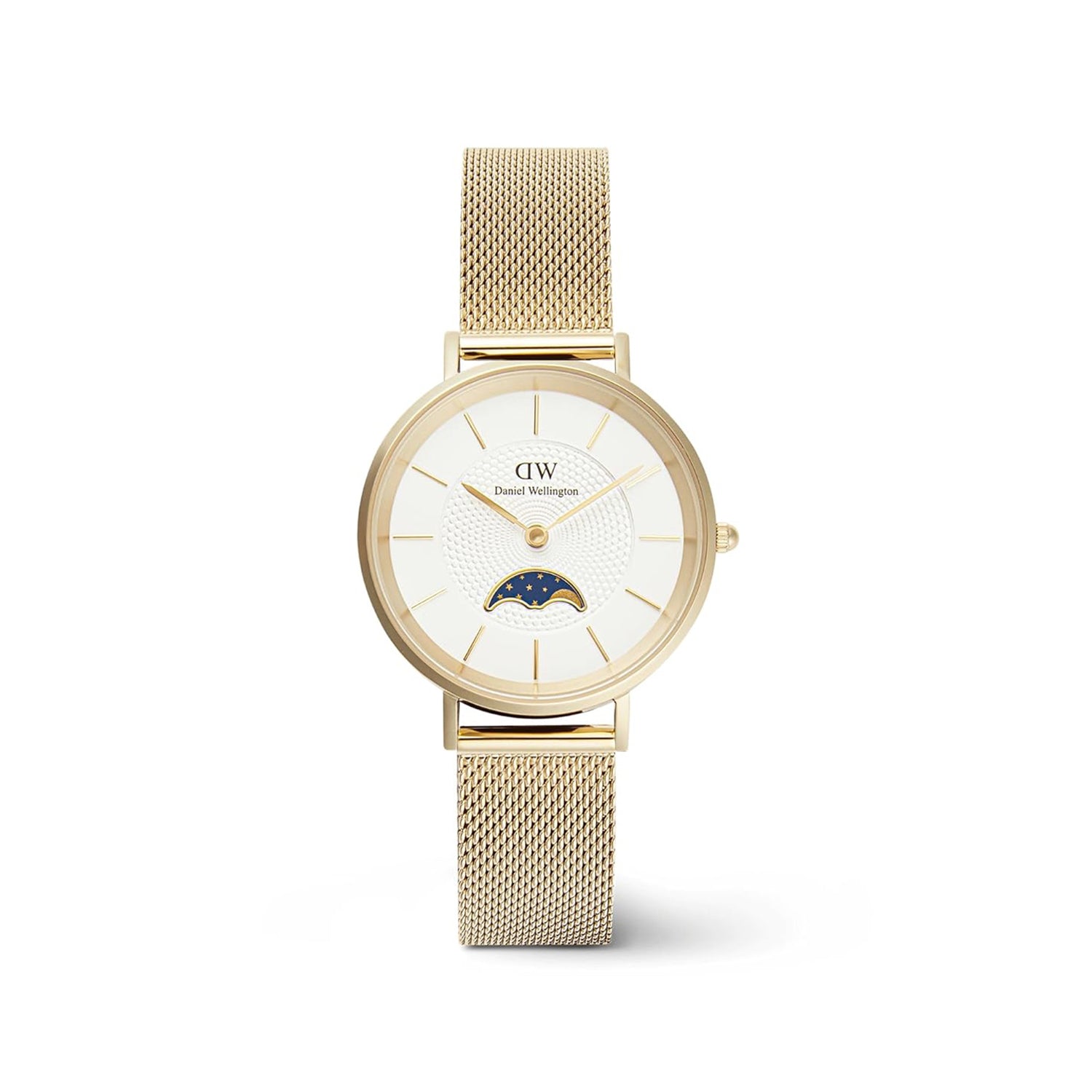 Women Quartz White Dial Analog Stainless Steel Watch DW00100771K