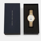 Women Quartz White Dial Analog Stainless Steel Watch DW00100771K