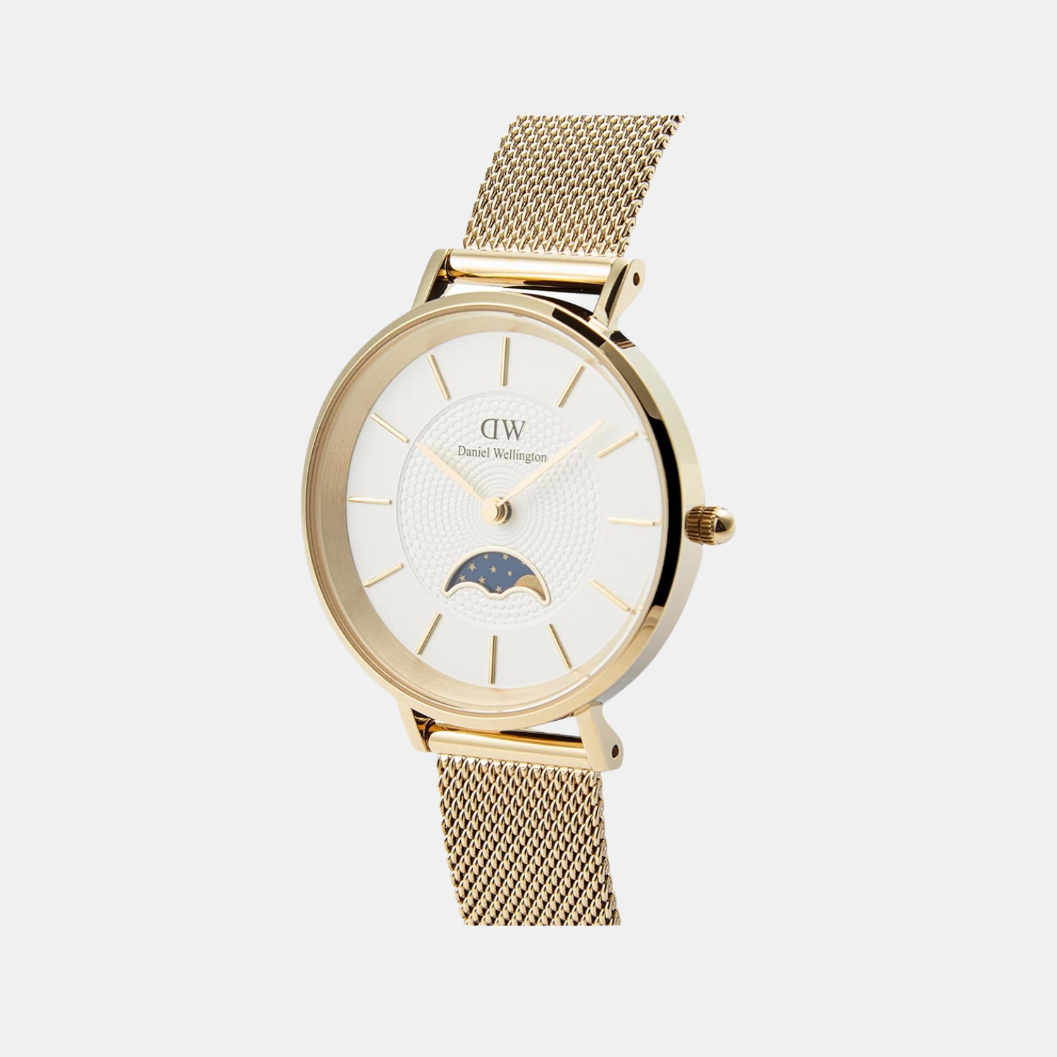 Women Quartz White Dial Analog Stainless Steel Watch DW00100771K