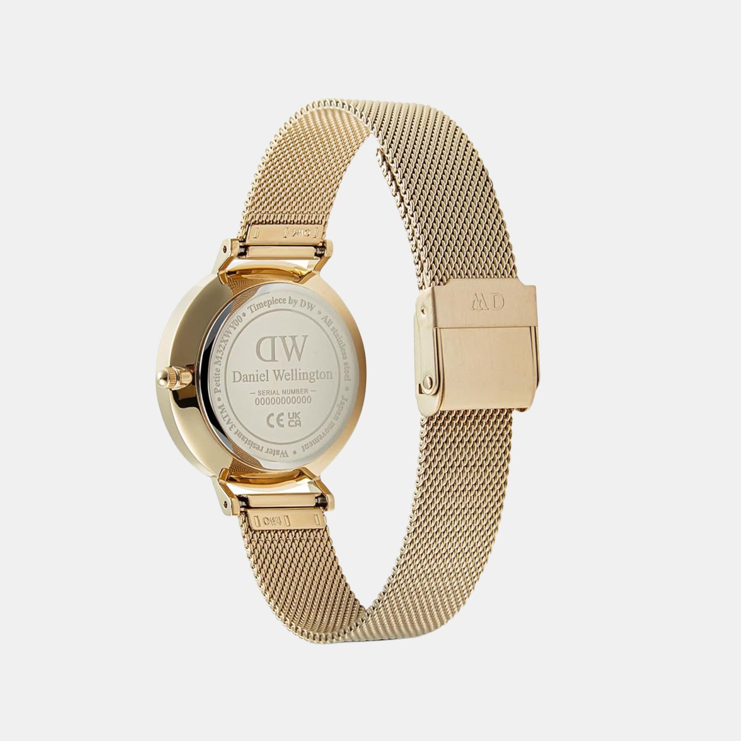 Women Quartz White Dial Analog Stainless Steel Watch DW00100771K