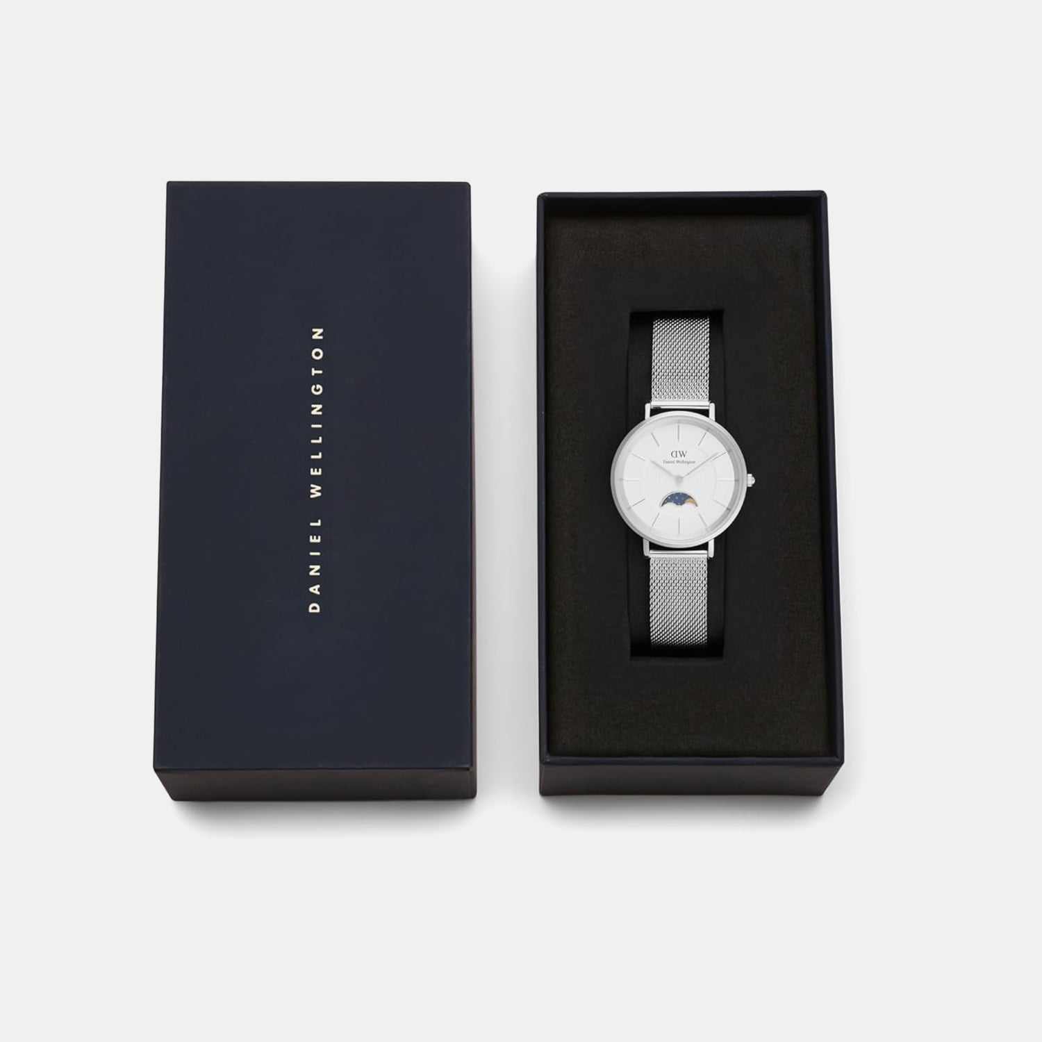 Women Quartz White Dial Analog Stainless Steel Watch DW00100772K
